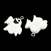 Halloween Opaque Resin Pendants RESI-XCP0002-38B-2