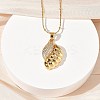 304 Stainless Steel Micro Pave Clear Cubic Zirconia Pendant Necklaces for Women LS-NJEW-Z103-01G-03-3