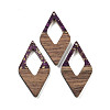 Walnut Wood Pendants FIND-Z050-02B-1