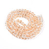 Transparent Crackle Glass Bead Strands GLAA-T025-8mm-02I-2