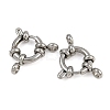 304 Stainless Steel Spring Ring Clasps STAS-B095-03P-01-2