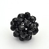 Glass Crystal Round Woven Beads LS-GLAA-A034-8mm-A08-1