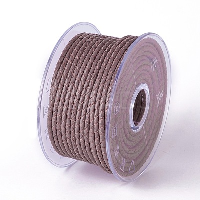 Braided Cowhide Cord WL-I004-3mm-D-08-1