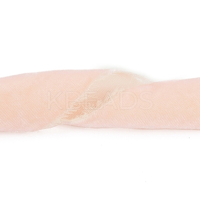 3 Yards Flat Velvet Frayed Fringe Ribbon OCOR-XCP0002-66-1