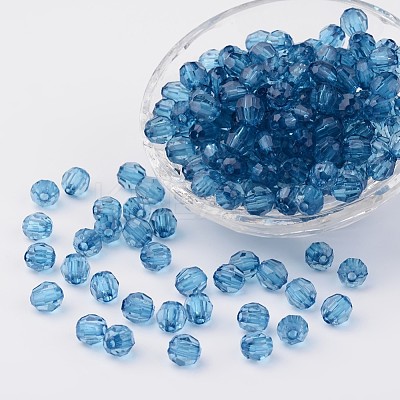 Transparent Acrylic Beads X-DB8mmC-43-1