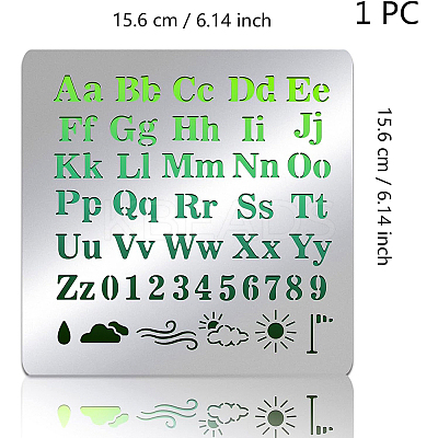 Stainless Steel Cutting Dies Stencils DIY-WH0279-144-1