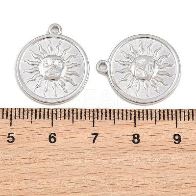 304 Stainless Steel Pendants SA-CBAB51A-02P-1
