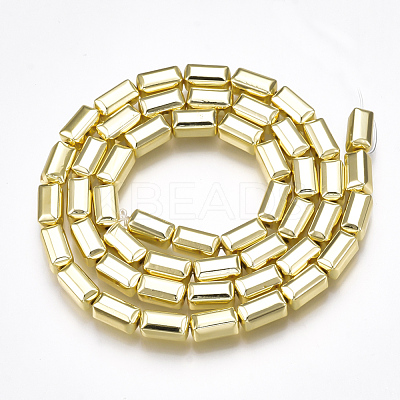 Electroplate Non-magnetic Synthetic Hematite Beads Strands G-T061-183G-1
