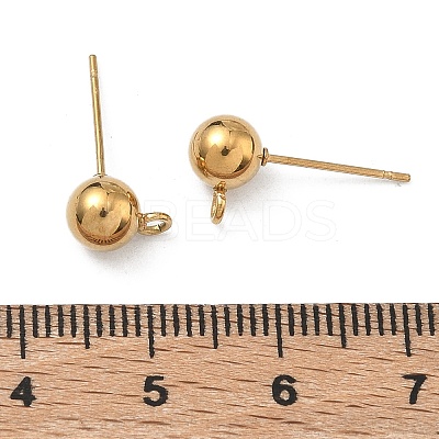 304 Stainless Steel Stud Earring Findings STAS-P448-11A-G-1