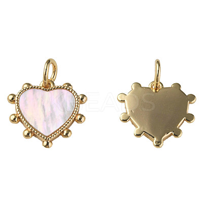 Natural Shell Charms KK-N233-210-1