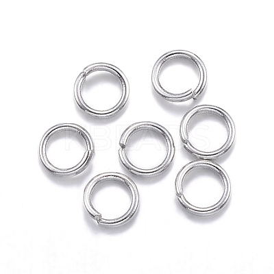 Non-Tarnish 304 Stainless Steel Open Jump Rings X-STAS-E113-18P-1