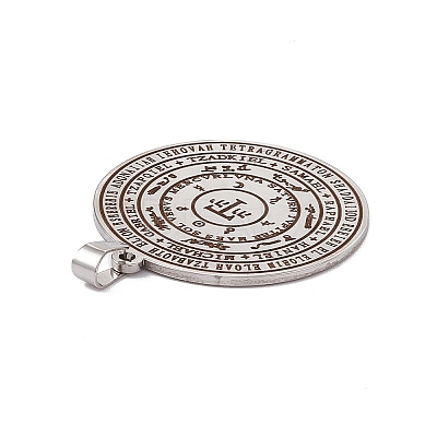 Non-Tarnish 304 Stainless Steel Seven Archangels Pendants STAS-C063-03P-1