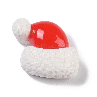 Opaque Christmas Theme Resin Cabochons RESI-H162-06I-1