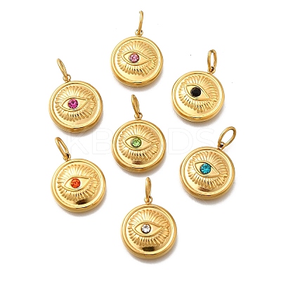 304 Stainless Steel Pendants STAS-R159-51G-1