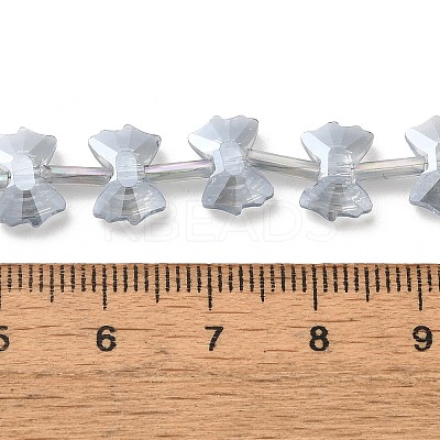 Electroplate Glass Beads EGLA-F163-01-PL01-1