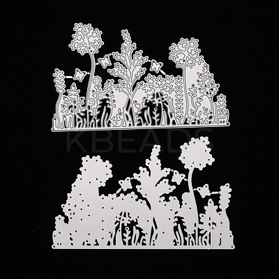 Flower Carbon Steel Cutting Dies Stencils DIY-A008-39-1