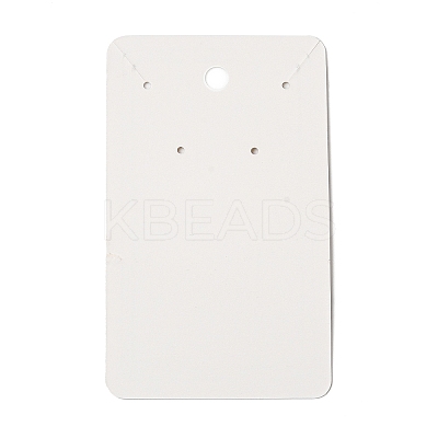Rectangle Paper One Pair Earring Display Cards with Hanging Hole CDIS-C005-01-1