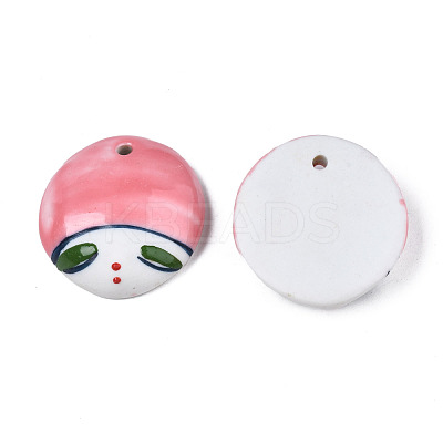 Handmade Porcelain Pendants PORC-N004-126-1