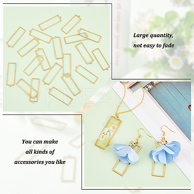 20Pcs Brass Pendants FIND-BC0004-49-1