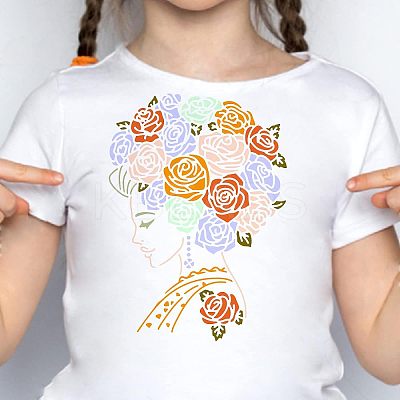 Large Plastic Reusable Drawing Painting Stencils Templates DIY-WH0202-101-1