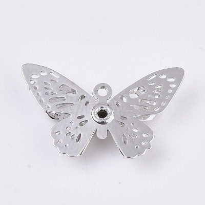 Brass Filigree Pendants X-KK-R082-07P-1