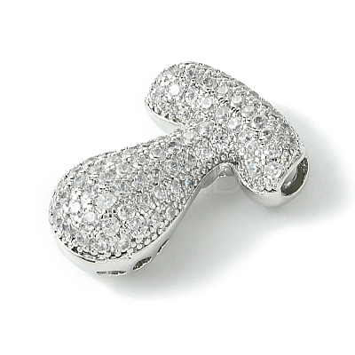 Rack Plating Brass Cubic Zirconia Pendants KK-S378-02P-T-1
