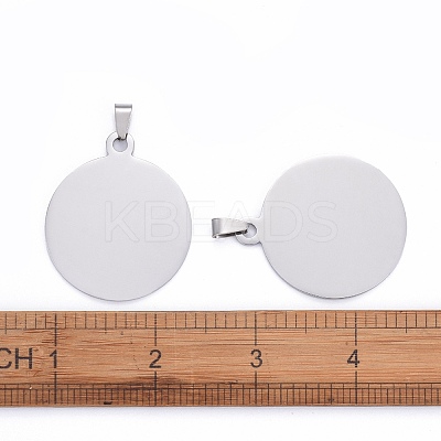Tarnish Resistant 304 Stainless Steel Pendants LS-STAS-I140-01B-S-1