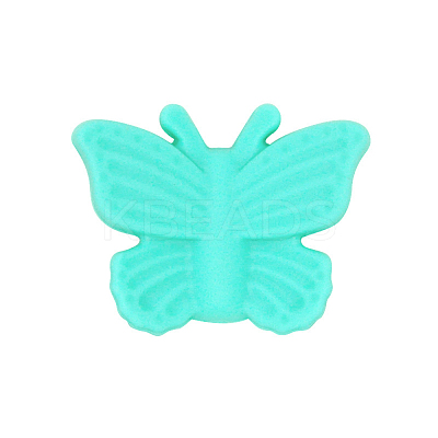 Butterfly Food Grade Eco-Friendly Silicone Focal Beads SIL-CJC0009-03E-1
