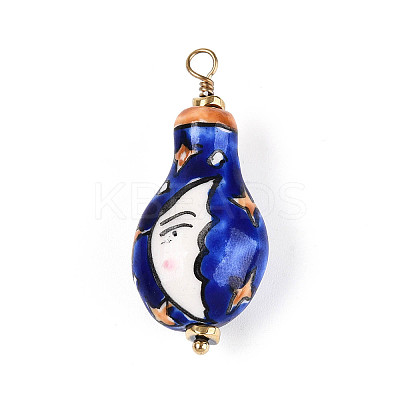 Handmade Porcelain Pendants PORC-T135-02-1