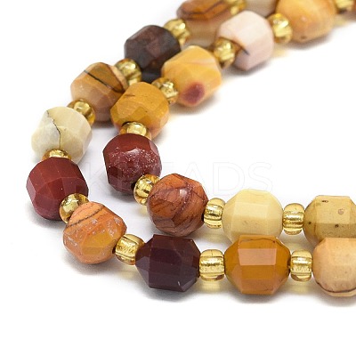 Natural Mookaite Beads Strands G-O201B-09-1