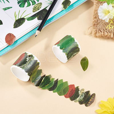 Autumn Leaf Paper Tape Stickers for Card Making DIY-TAC0032-23F-1