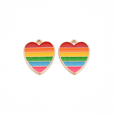 Alloy Enamel Pendants PALLOY-N153-55-1