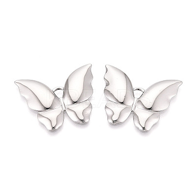 304 Stainless Steel Butterfly Pendants STAS-T069-20P-1