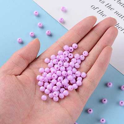 Opaque Acrylic Beads LS-X-MACR-S370-C6mm-A03-1