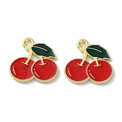 Fruit Alloy Enamel Charms X1-PALLOY-S058-01LG-10-1