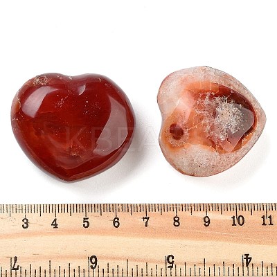 Natural Red Agate Heart Love Healing Stones LS-G-G125-01B-1