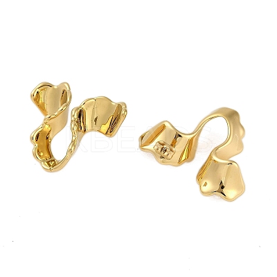 Ion Plating(IP) 304 Stainless Steel Stud Earrings for Women EJEW-K281-27G-1