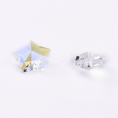 Transparent Glass Pendants LS-GLAA-P037-04-14-1