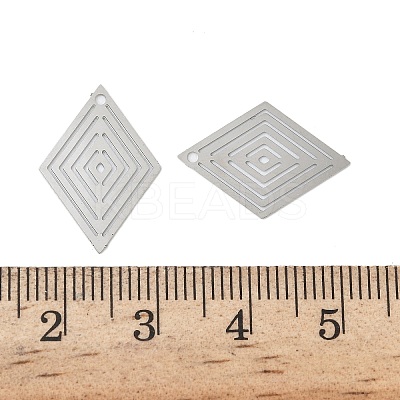 304 Stainless Steel Pendants STAS-C153-03P-1