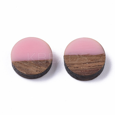 Resin & Wood Cabochons X-RESI-S358-70-H39-1