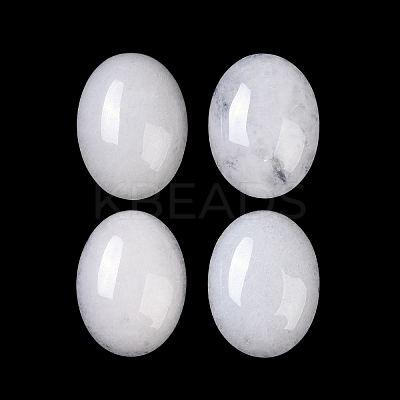 Natural White Jade Cabochons G-B080-01A-27-1