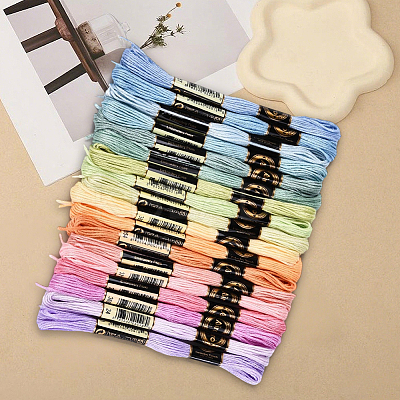 Polyester Embroidery Threads OCOR-WH20074-13B-02C-1