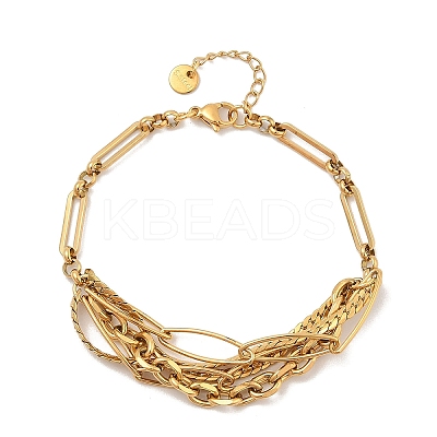 304 Stainless Steel Bracelets  for Women BJEW-A023-07G-01-1