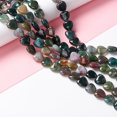 Natural Indian Agate Beads Strands G-B022-04-1