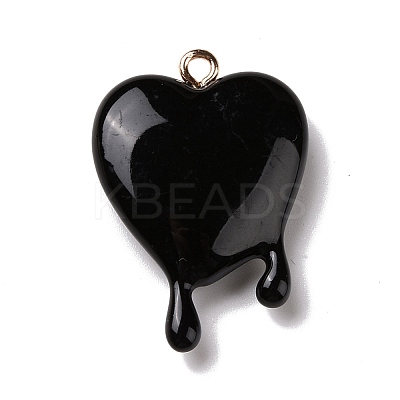 Opaque Resin Pendants RESI-D059-01P-1