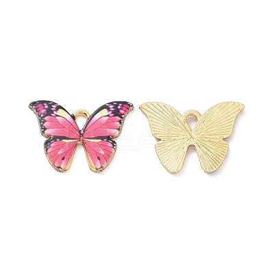 Alloy Enamel Pendants PALLOY-M200-01LG-E-1