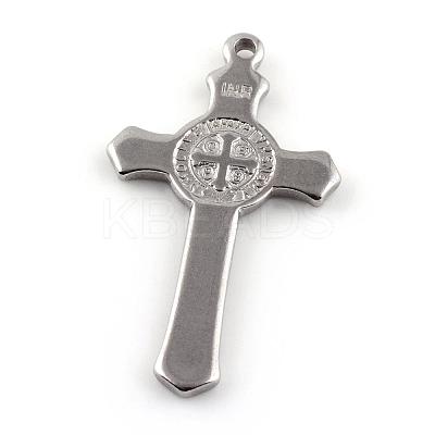 Tarnish Resistant 304 Stainless Steel Pendants STAS-S047-023-1