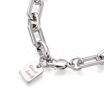Brass Chain Bracelets BJEW-N032-04P-1
