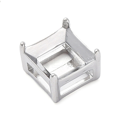 304 Stainless Steel Rhinestone Claw Settings STAS-U042-05C-P-1