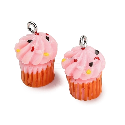 Opaque Resin Imitation Food Pendants RE-CBAF169-07A-1
